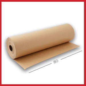 Bobina papel semi kraft 80cm kilo