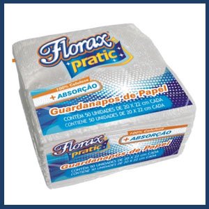 Guardanapo florax 22x20cm pacote