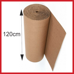 Bobina papel ondulado 1.20cm largura    kilo