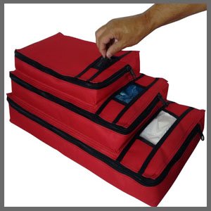 Porta sacolas para 3 tamanhos