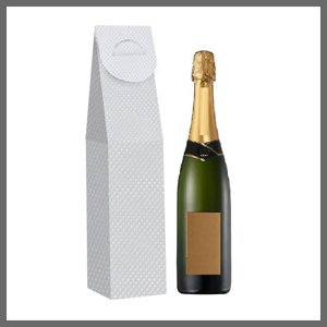 Caixa champagne prata 9x32,5x9cm