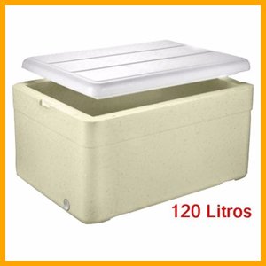 Caixa de isopor térmica 120Lts