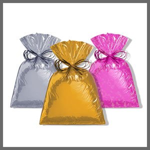 Saco presente 25x37cm adamascado