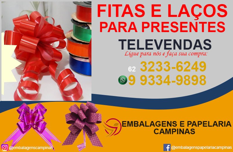 Fitas e Laços para Presentes