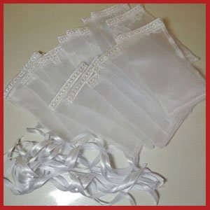 Saco presente organza 20x35cm