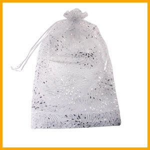 Saco presente organza 20x35cm