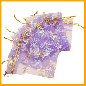 Saco presente organza 10x12cm