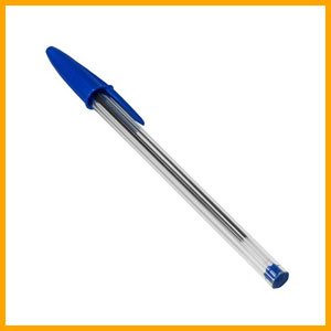 Caneta bic azul unidade