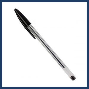 Caneta bic preta unidade