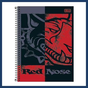 Caderno Tilibra Red Nose 16 matérias