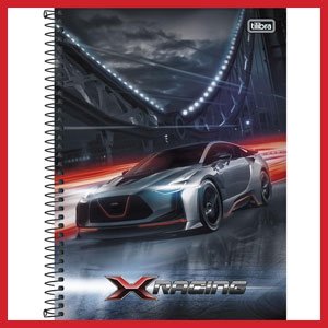 Caderno Tilibra Racing 12 matérias