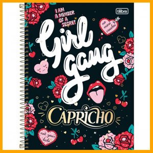 Caderno Tilibra capricho 20 matérias