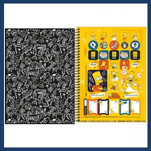 Caderno Tilibra The Simpsons 12 matérias