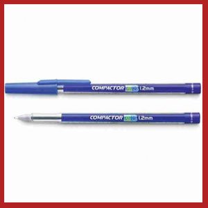 Caneta Compactor 1.2mm azul  preta  vermelha unidade