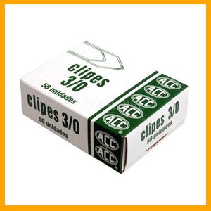 Clipes ACC 3/0 Caixa c/ 50 Unidades
