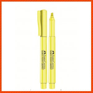 Destaca texto Faber-Castell amarelo