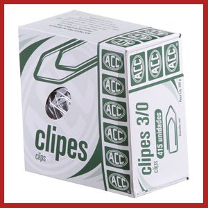 Clipes ACC 3/0 Caixa c/ 415 Unidades 500gr