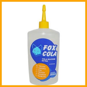 Cola fox branca silicone 250 gramas