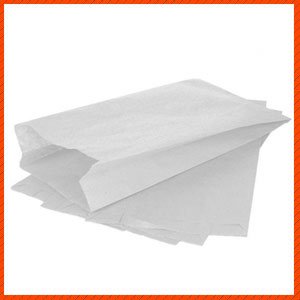 Saco papel branco 5 kg 500 Unidades