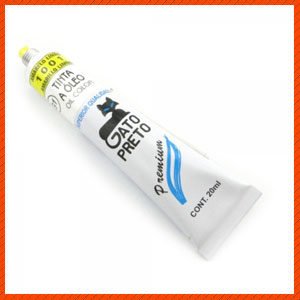 Tinta óleo Gato preto 20ml amarelo