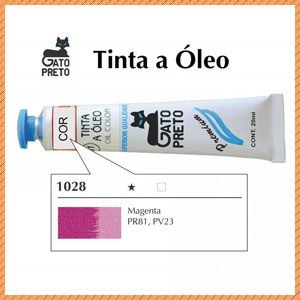 Tinta óleo Gato preto 20ml magenta