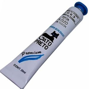 Tinta óleo Gato preto 20ml branco titânio