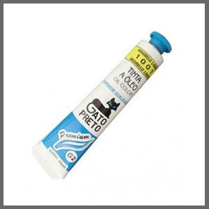 Tinta óleo Gato preto 20ml amarelo limão