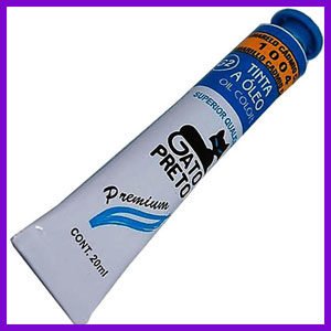 Tinta óleo Gato preto 20ml amarelo cadmio