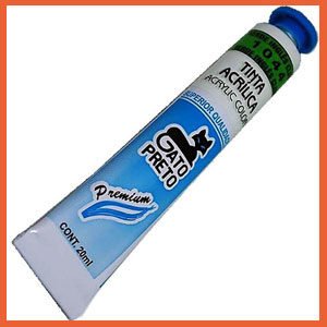 Tinta óleo Gato preto 20ml verde inglês claro